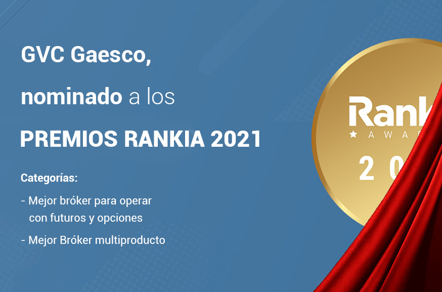 Premios Rankia 2021: GVC Gaesco, nominado en dos categorías