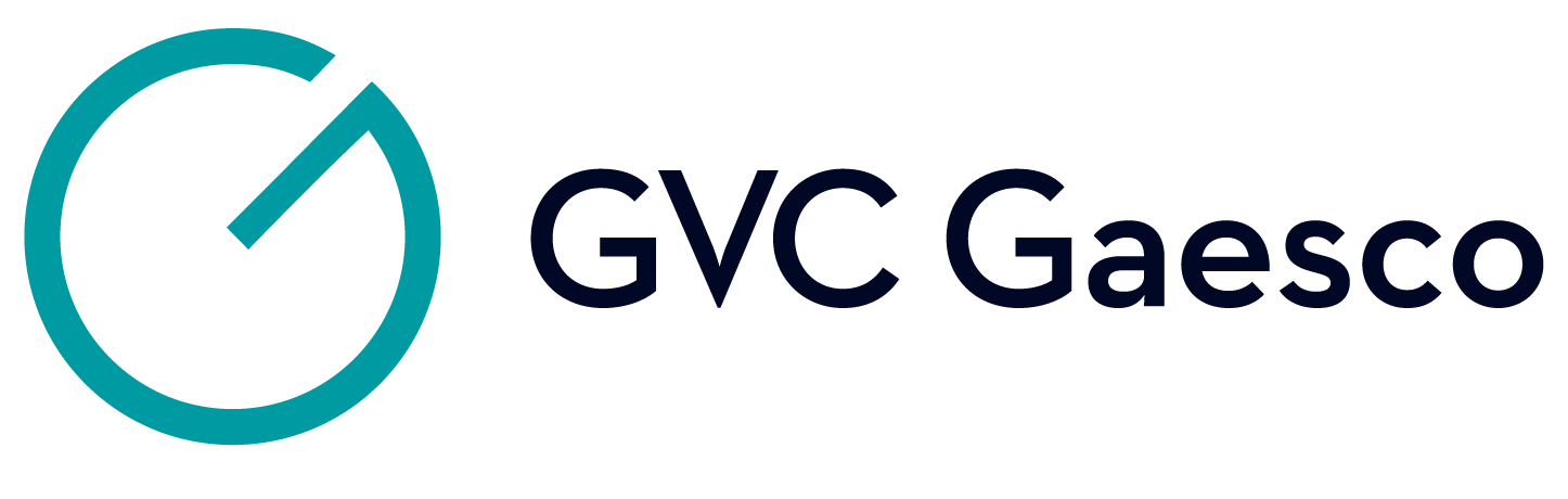 Logo de GVC Gaesco en fondo transparente